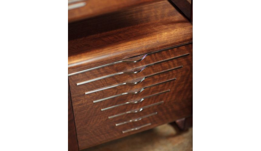 Executive Desks 50's Americana pedestal desk.