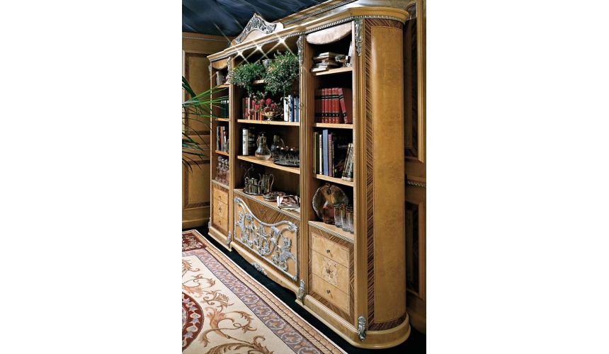 Bookcases Our European Masters collection desk and library