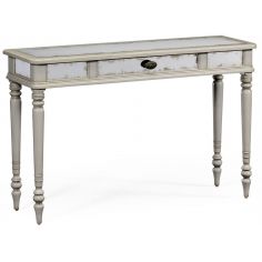 Console & Sofa Tables Grey painted and eglomise console table