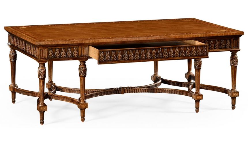 Coffee Tables Napoleon III style coffee table with fine inlay