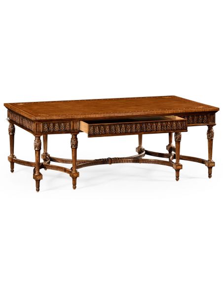 Rectangular and Square Coffee Tables Rectangular French Style Coffee Table-93