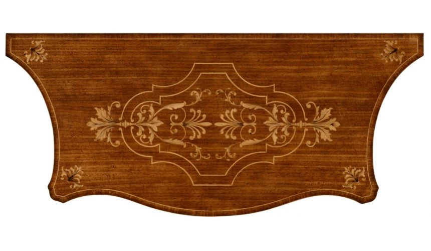 Foyer and Center Tables Marquetry Inlaid Chest of Drawers-04