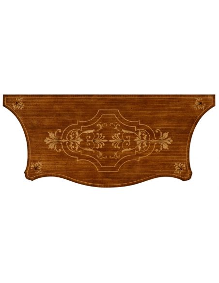 Foyer and Center Tables Marquetry Inlaid Chest of Drawers-04