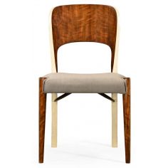 Dining Chairs Hyedua wood and ivory finish side chair. 2