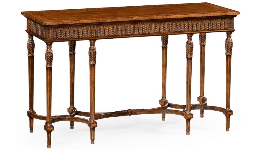 Console & Sofa Tables Napoleon III style console table with fine inlay