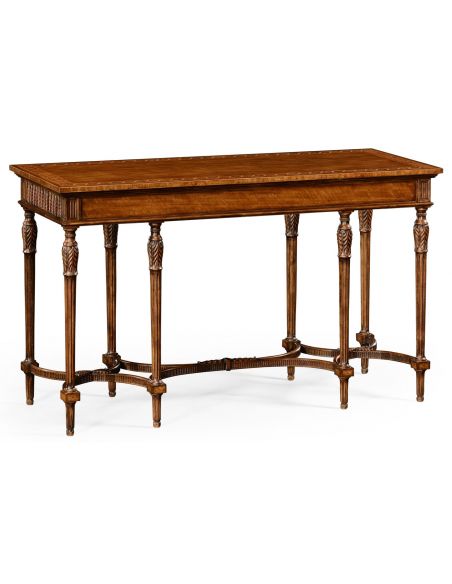 Console & Sofa Tables Napoleon III style console table with fine inlay