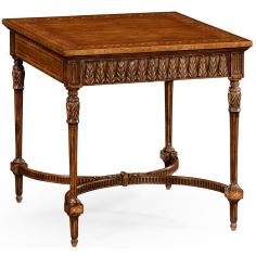 Square & Rectangular Side Tables Napoleon III style side table with fine inlay