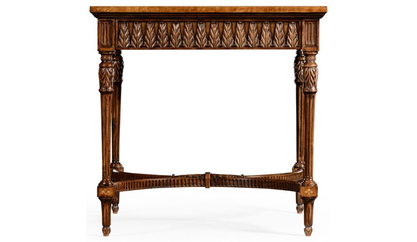 Square & Rectangular Side Tables Napoleon III style side table with fine inlay