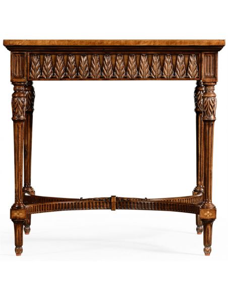 Square & Rectangular Side Tables Napoleon III style side table with fine inlay