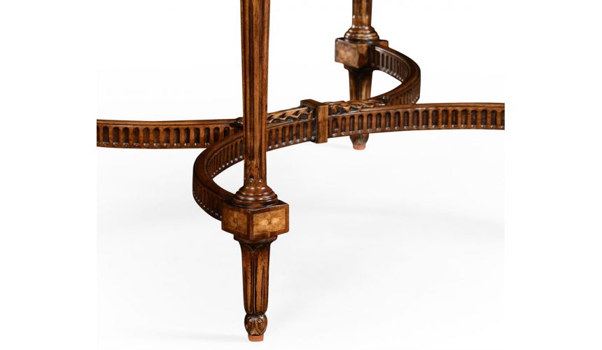 Square & Rectangular Side Tables Napoleon III style side table with fine inlay