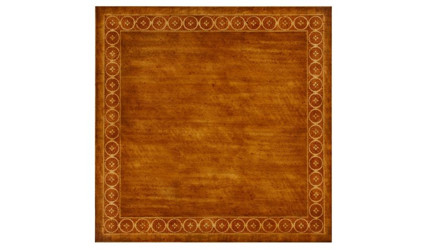 Square & Rectangular Side Tables Napoleon III style side table with fine inlay