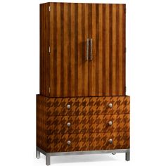 Display Cabinets and Armories Houndstooth wardrobe.