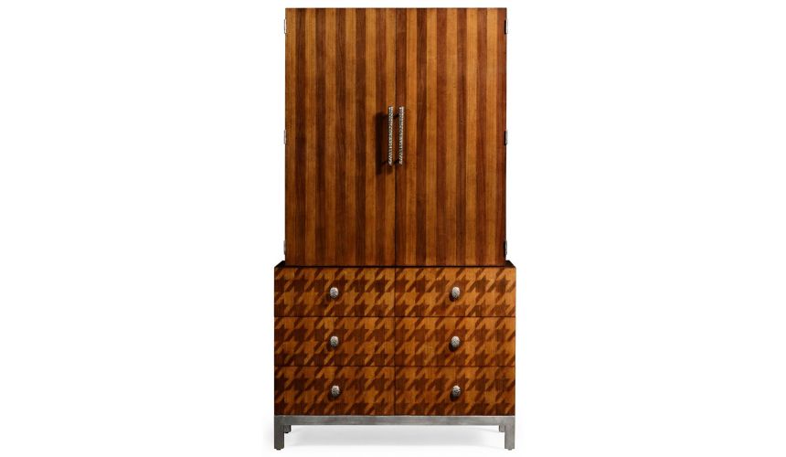 Display Cabinets and Armories Houndstooth wardrobe.
