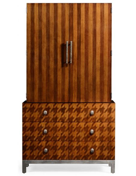Display Cabinets and Armories Houndstooth wardrobe.