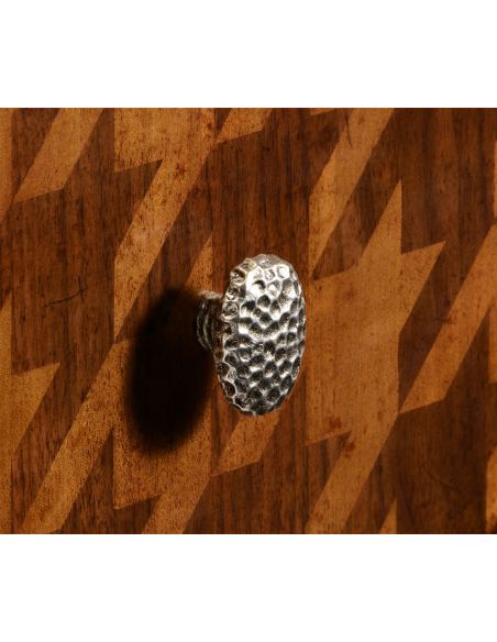 Houndstooth chest of drawer.