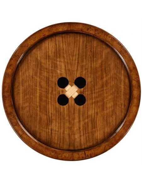 Round & Oval Side Tables \\"Cute as a Button\\" side table.