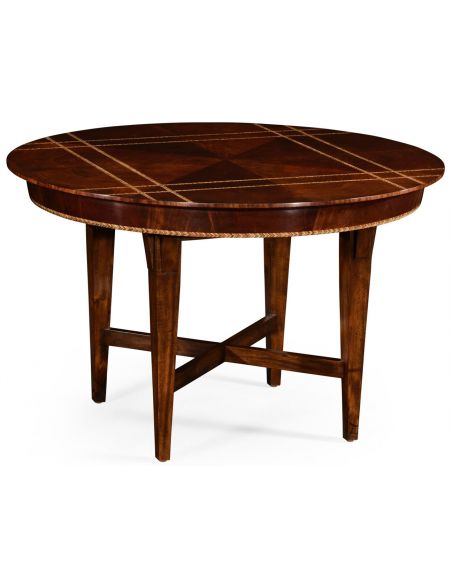 Craftsman's mahogany round table
