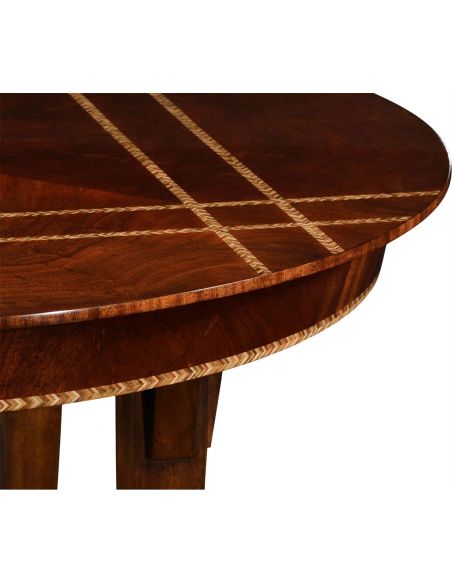 Dining Tables Craftsman's mahogany round table
