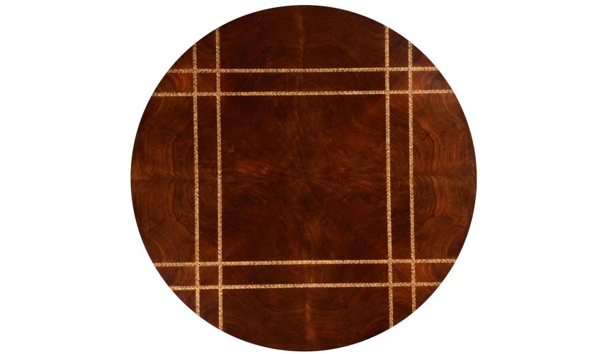 Dining Tables Craftsman's mahogany round table