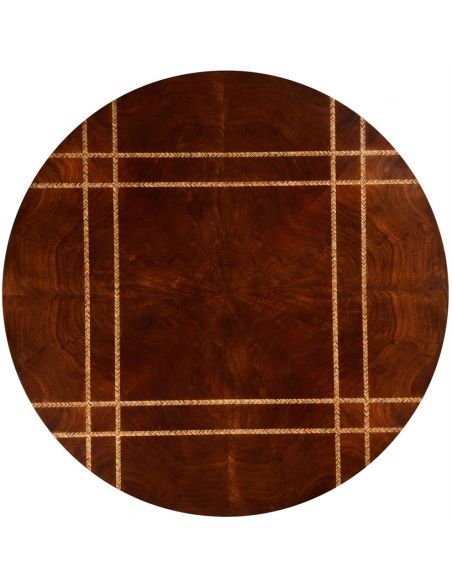 Dining Tables Craftsman's mahogany round table