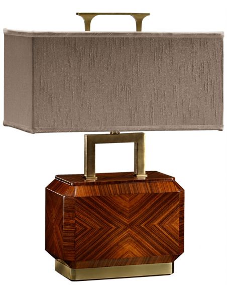 Modern Furniture Tea caddy rosewood table lamp