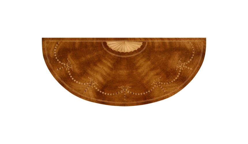 Breakfronts & China Cabinets Sheraton style walnut bow fronted commode.