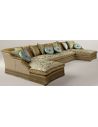 Luxury Leather & Upholstered Furniture Luxury sectional with two chaise lounges