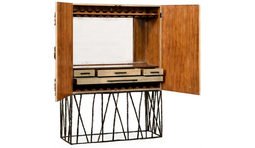 Home Bar Furniture Falling leaves drinks cabinet