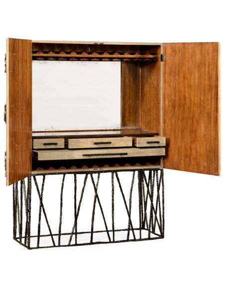 Home Bar Furniture Falling leaves drinks cabinet