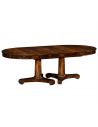 Dining Tables Mahogany twin leaf Biedermeier style dining table.