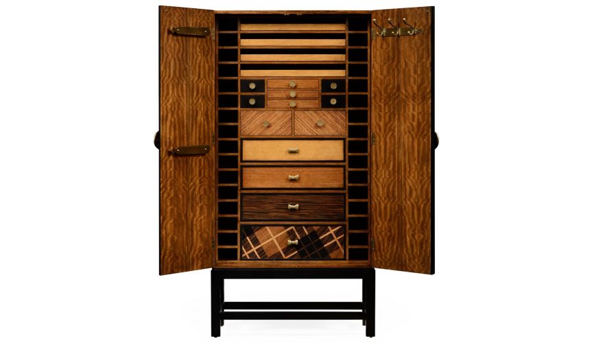 Home Bar Furniture Tartan Haberdashery chest.