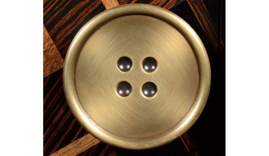 Home Bar Furniture Tartan Haberdashery chest.