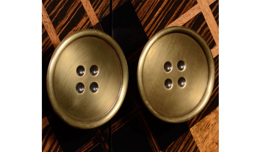 Home Bar Furniture Tartan Haberdashery chest.