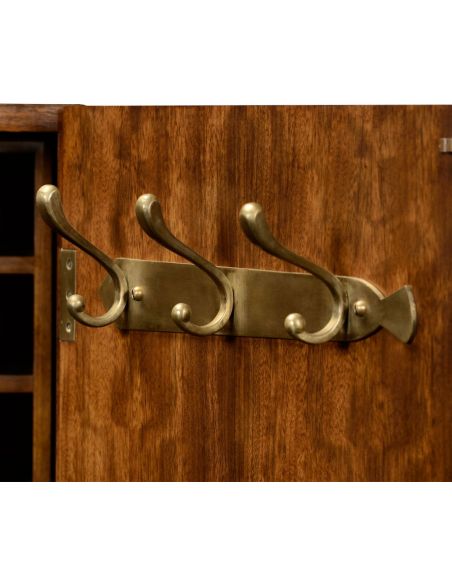 Home Bar Furniture Tartan Haberdashery chest.