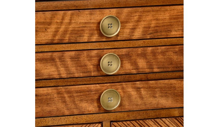 Home Bar Furniture Tartan Haberdashery chest.