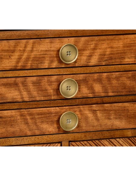 Home Bar Furniture Tartan Haberdashery chest.