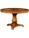 Dining Tables Flip top centre table with fine marquetry work