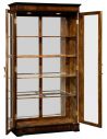 Breakfronts & China Cabinets Mahogany Regency style bookcase with columns.
