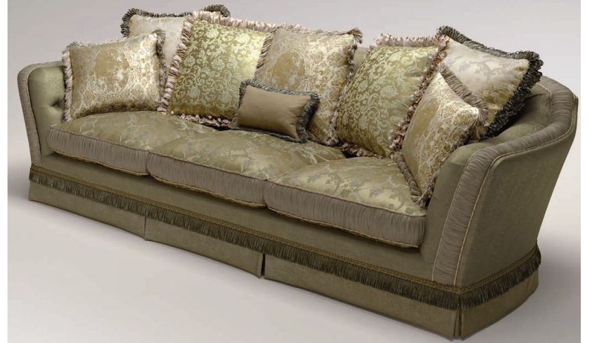 SOFA, COUCH & LOVESEAT Elegant Upholstered Sofa