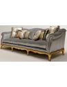SOFA, COUCH & LOVESEAT Metal Accented Upholstered Sectional Sofa