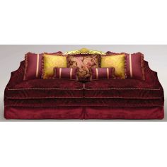 SOFA, COUCH & LOVESEAT Crown Headed Upholstered Sectional Sofa