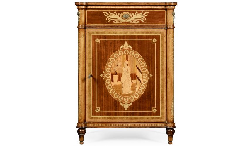 Square & Rectangular Side Tables 19th century antique mahogany side cabinet (Right)