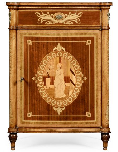 Square & Rectangular Side Tables 19th century antique mahogany side cabinet (Right)