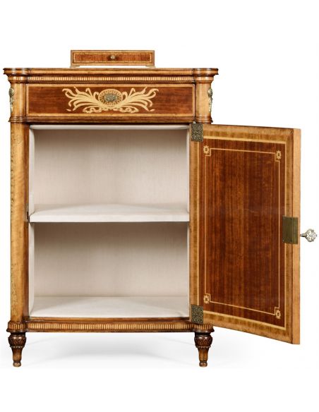Square & Rectangular Side Tables 19th century antique mahogany side cabinet (Right)