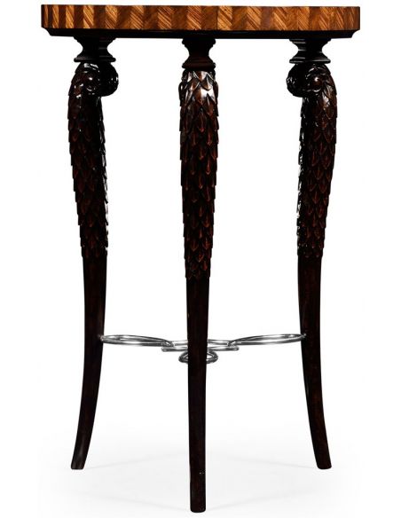 Decorative Accessories Three legged end table with circular top