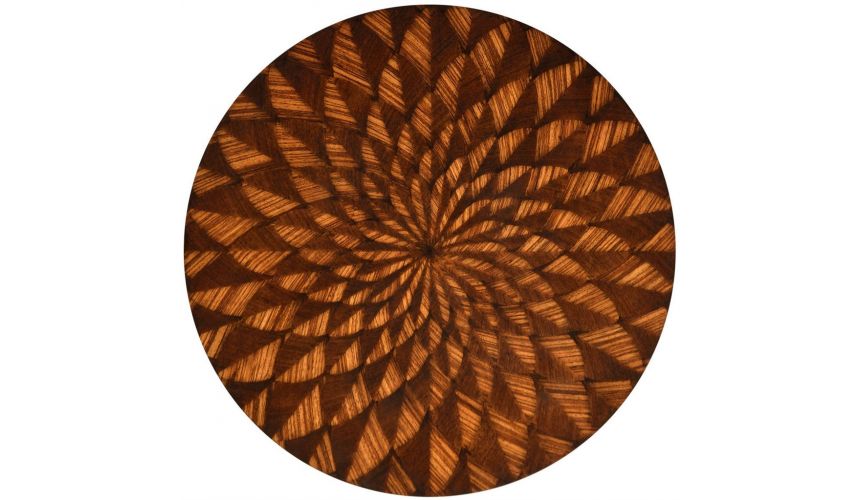 Decorative Accessories Three legged end table with circular top