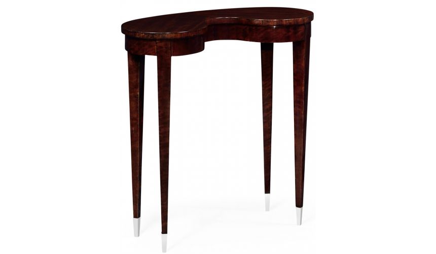 Square & Rectangular Side Tables Kidney Shaped Accent Table