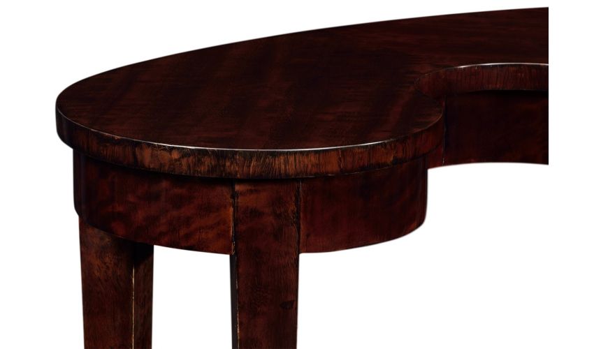 Square & Rectangular Side Tables Kidney Shaped Accent Table