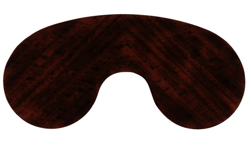 Square & Rectangular Side Tables Kidney Shaped Accent Table