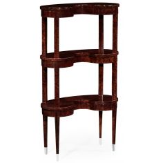 Bookcases Kidney-Shaped Three- tier Bookcase